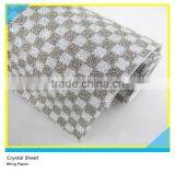 24*40 cm Siam Beads Mix Crystal Rhinestone Clear Glue Mesh Sheets Wholesale thumbnail-4
