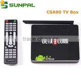 Original Octa Core TV Box CSA90 LOLLIPOP Android 5.1 Real Flash Player Wifi Cable Kodi 16.0 Smart TV Box Csa 90