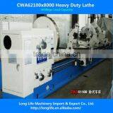 CWA62100x8000 4 Tons Load Heavy Duty Lathe Machine Price
