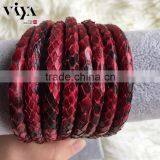 Viya Genuine Python Leather for Custom Bracelet Hot Sale In Europe And America With High Quality thumbnail-2