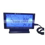 LCD Display Clock With Calendar / Thermometer / Compass Use in Car thumbnail-6