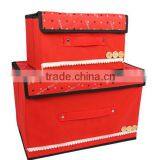 AN1060 ANPHY Colorful Non-woven Fabric Cloth Storage Box & Bin 38*25*25 Cm,26*20*17 cm thumbnail-1