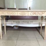 French Neo Classical Louis XVI Style Carved Console Table thumbnail-2