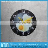 Custom Kitchen Flying Pan Wall Clock
