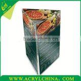 Wholesale Acrylic A5 Three Sides Menu Holder 2016 New Model