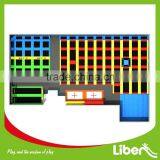 China Customized Size Gymnastic Jumping Indoor Trampoline Park, Airbag Trampoline Park thumbnail-3