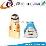 Hot Sales ! Metal Bullet Electric Dual Car Charger thumbnail-4