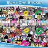 Gloss1.52x30m Custom Graffiti Bomb Vinyl Factory Car Wrap Cost thumbnail-6