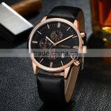 Fashion Curren Man Women Watches Nubuck Leather Wrist Watch thumbnail-5