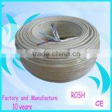 high quality twisted pair telephone wire with white PVC jacket