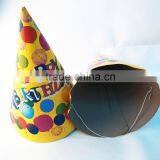 19cm high X15cm diameter High Quality Cute Designs Birthday Kids Party Hat