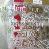 M-P005 Merry Christmas Glitter Pvc Sticker,removable Sticker Paper,pvc Sticker Paper thumbnail-4