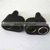 2 Way USB 12V Charger Power Adapter Port Car Cigarette Lighter Socket Splitter thumbnail-1