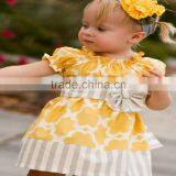 Stylish Polka Dot Short Floral Print 2pcs Toddler Girls Cotton Boutique Outfit thumbnail-3