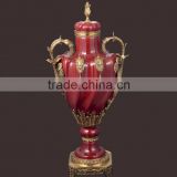 C24 Chinese antique brass vase
