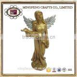 Set of 4 Glod Resin Angel Play Musical Instruments thumbnail-4