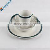 Pakistani Dinner Set 12pcs Colour Band Porcelain Dinnerware thumbnail-4