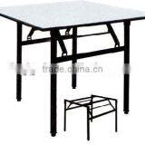 Wholesale PVC Top With Metal Frame Restaurant Table YT13 thumbnail-2