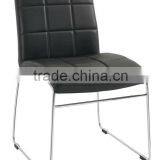 Black Sofa Chair With Metal Frame thumbnail-1