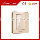 Superior Quality Best Price Acrylic Glass 1 Gang 2 Way Wall Light Switch for Home thumbnail-2