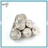 Stainless Steel Glass Pepper Spice Jars With Lid Pepper Shaker