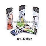 Disposable/refillable Big and Mini Cigarette Gas Electronic Lighter With LED