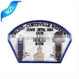 Jersey Crest Clothing Patch Design /Wholesale Custom Embroidery Motorcycle Logo Patch