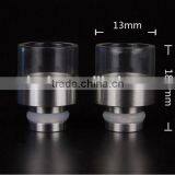 22 mm /28.5 mm Base Size Wide Bore Colorful Glass Drip Tips thumbnail-1