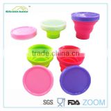 Factory Direct Supply Foldable Silicone Soft Cup with Lid