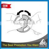 Low MOQ Own Design Lightweight Metal Key Chain Rings With Logo Branding thumbnail-5