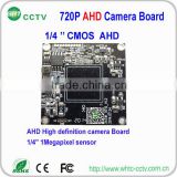 1/4" 720p CMOS 1MP AHD camera board