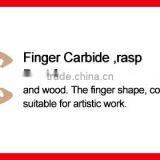 Finger-shaped Quick Release Carbide Oscillating Tool Saw Blade for Coarse Sanding of Fillers, Tile Adhesive, Concrete, Stone thumbnail-2