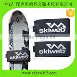 Silk Screen Nylon Matrial and Rubber Snowboard Ski Straps