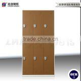 Compartment 6-door Steel Locker Digital Lock Wardrobe Locker Furniture thumbnail-2
