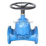 Cast Iron Hand Wheel DN100 PN16 SAUNDERS DIAPHRAGM VALVE