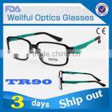 2015 fashion good quality materail wholesale eyeglass optical TR90 frame