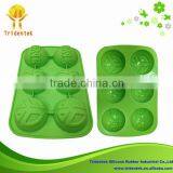 2015 Kitchen Utensils Eco-friendly Baking Love Cups Tools 6-Cup Silicone Baking Cups thumbnail-1