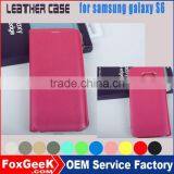 Handmade Leather Wallets Case for Samsung GalaxyS6 Hot Selling in in Cheap Case Price Wake/sleep