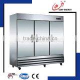 RESOUR Commercial Stainless Steel Upright Freezer, Kitchen Freezer, Refrigerator