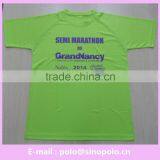 Round Neck Raglan Sleeves Word Fluorescence Color Printing Dry Fit Plain T-shirts thumbnail-1