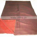 A WEIVED CASHMERE TWIL WEAVE SHAWL thumbnail-3