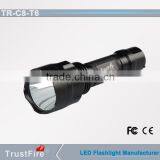 TrustFire Factory Wholesale C8 XR-E Q4 280lumens Cree Led Flashlight With 18650 Battery