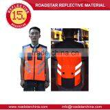 600D PU Coating Oxford Fabric Reflective Safety Vest thumbnail-4