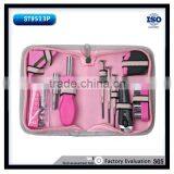 23pcs Promotion Small Pink Lady Hand Kit Set Tool Bag