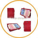 for Samsung Galaxy Note 8.0 N5100 Case,Slim Stand Crocodile Leather Case Red From Dailyetech