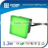 Outdoor IP67 1.3w 100x100x70 mm Underground Floor Tiles Recessed Led Tile Light