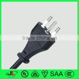 IMQ approval Italy 3 pin 3 core plug ac power cord 0.75mm 1.0mm 1.25mm VDE wire