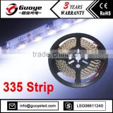 Shenzhen Manufacturer side emitting led strip for hotel comercial lighting rgb led strip 335