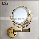 High Demand Export Products Gold Plating Bathroom Design Makeup Bathroom Mirrors