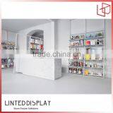 Customied Metal Material Paited Gray Color Metal Book Shelf thumbnail-3